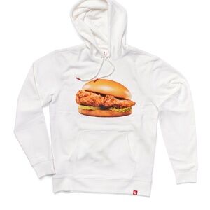 Chick‑fil‑A Chicken Sandwich Print Hoodie
